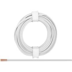 Donau Elektronik 218-55 lanko/ licna 2 x 0.14 mm² bílá 5 m