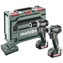 Metabo Combo Set 2.7.3 12 V BL aku vrtací šroubovák, aku rázový utahovák 12 V, 2 Ah Li-Ion, 685228000