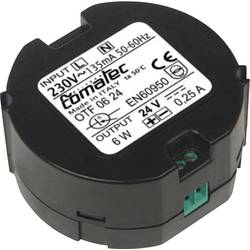 Comatec OTF/06.24RA síťový adaptér / napájení 24 V/DC 0.25 A 6 W