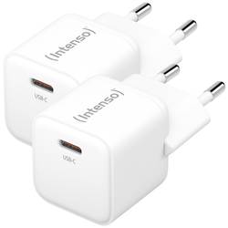 Intenso W30C GaN USB nabíječka 30 W vnitřní Výstupní proud (max.) 3 A USB-C® Počet výstupů: 1 x GaN, USB Power Delivery (USB-PD)