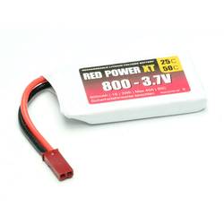 Red Power 15405 akupack Li-Pol (modelářství), 3.7 V, 800 mAh, 25 C, Softcase, JST, BEC