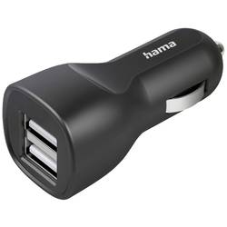 Hama USB nabíječka 12 W do auta, pro nákladní vozidla Výstupní proud (max.) 2400 mA USB A Počet výstupů: 2 x