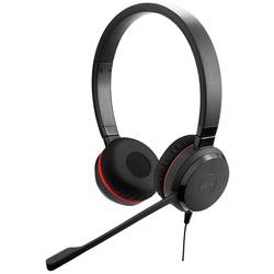 Jabra Evolve 30 II MS stereo Sluchátka On Ear kabelová, 5399-823-389, stereo, černá, Potlačení hluku