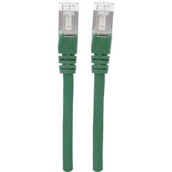 Intellinet 740968 RJ45 síťové kabely, propojovací kabely CAT 6A S/FTP 5.00 m zelená fóliové stínění, stínění pletivem, stíněný, bez halogenů 1 ks