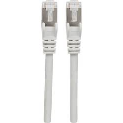 Intellinet 740869 RJ45 síťové kabely, propojovací kabely CAT 6A S/FTP 3.00 m šedá fóliové stínění, stínění pletivem, stíněný, bez halogenů 1 ks