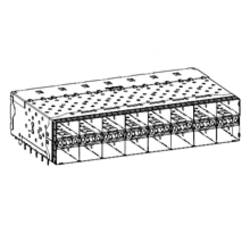 Molex zásuvkový konektor do DPS 320, 763527001, 1 ks Tray