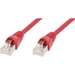 Telegärtner L00005A0029 RJ45 síťové kabely, propojovací kabely CAT 6A S/FTP 10.00 m červená samozhášecí, s ochranou, samozhášecí, bez halogenů, UL certifikace