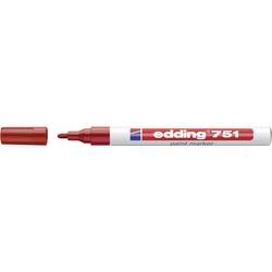 Edding 751 paint marker 4-751002 popisovač na laky červená 1 mm, 2 mm