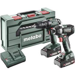 Metabo Combo-Set SB 18 + SSD 18 LT 200 BL aku příklepový šroubovák, aku rázový utahovák, akumulátor, vč. nabíječky, 685197000       