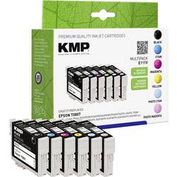 KMP Ink náhradní Epson T0801, T0802, T0803, T0804, T0805, T0806, T0807 kompatibilní kombinované balení černá, azurová, purppurová, žlutá, foto azurová, foto
