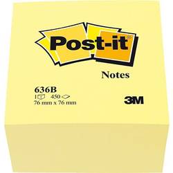 Post-it kostka samolepících poznámek 636B 76 mm x 45 mm žlutá 450 listů