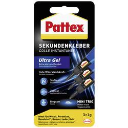 Pattex Mini Trio Ultra Gel vteřinové lepidlo PSMG3 3 g