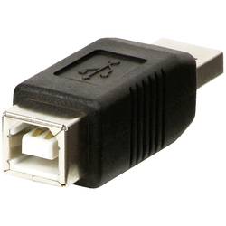 LINDY USB 2.0 adaptér [1x USB 2.0 zástrčka A - 1x USB 2.0 zásuvka B] 71231