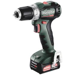 Metabo PowerMaxx BS 12 BL aku vrtací šroubovák, 12 V, 2 Ah Li-Ion vč. 2x aku, vč. nabíječky, bezkartáčové, 601044500