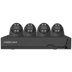 Foscam FN9108E-T4-2T BLACK FN9108E-T4-2T black LAN IP-sada bezpečnostní kamery 8kanálový se 4 kamerami 3840 x 2160 Pixel