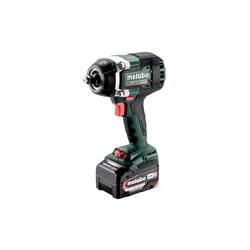 Metabo SSW 18 LTX 800 BL, 602403650 aku rázový utahovák, 800 Nm, 18 V, 5.2 Ah, Li-Ion, akumulátor, vč. 2x aku, vč. nabíječky