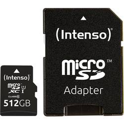 Intenso Premium paměťová karta microSDXC 512 GB Class 10, UHS-I vč. SD adaptéru