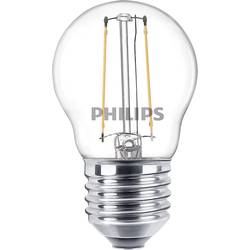 Philips Lighting 76329900 LED Energetická třída (EEK2021) F (A - G) E27 kapkový tvar 2 W = 25 W teplá bílá (Ø x d) 4.5 cm x 7.8 cm 1 ks