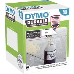 DYMO 2112287 etikety v roli 159 x 104 mm polypropylenová fólie bílá 200 ks trvalé univerzální etikety, Adresní nálepky