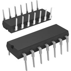 Operační zesilovač Quad Single Supply Microchip Technology MCP604-I/P, PDIP-14