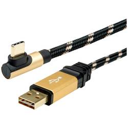 Roline USB kabel USB 2.0 USB-A zástrčka, USB-C ® zástrčka 0.80 m vícebarevná stíněný 11.02.9060