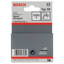 Bosch Accessories 2609200239 svorky z jemného drátu Typ 59 1000 ks Rozměry (d x š) 6 mm x 10.6 mm