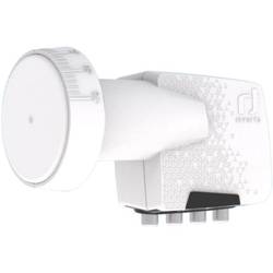 Inverto HOME PRO satelitní konvertor Quattro-LNB Počet účastníků: 4 Velikost feedu: 40 mm bílá