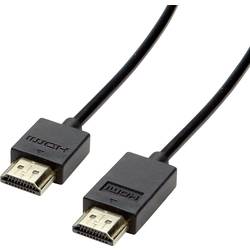 Roline HDMI kabel Zástrčka HDMI-A, Zástrčka HDMI-A 5.00 m černá 11.04.5915 4K UHD, dvoužilový stíněný HDMI kabel