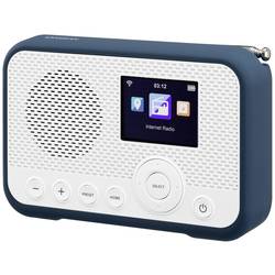 Sangean WFR-39 A500466 internetové kapesní rádio, internetové, DAB, FM, internetové rádio, FM, Wi-Fi, Spotify, funkce alarmu, s akumulátorem, bílá, modrá