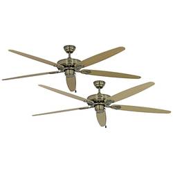 CasaFan CLASSIC ROYAL 180 MA stropní ventilátor, 66 W, (Ø x v) 180 cm x 305 mm, staromosazná, 518017