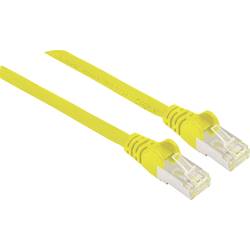 Intellinet 740838 RJ45 síťové kabely, propojovací kabely CAT 6A S/FTP 2.00 m žlutá fóliové stínění, stínění pletivem, stíněný, bez halogenů 1 ks