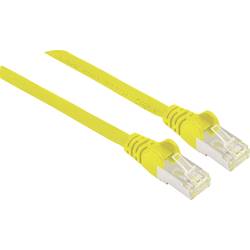 Intellinet 741187 RJ45 síťové kabely, propojovací kabely CAT 6A S/FTP 20.00 m žlutá fóliové stínění, stínění pletivem, stíněný, bez halogenů 1 ks