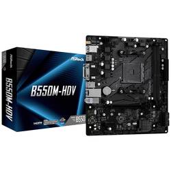 ASRock B550M-HDV Základní deska Socket (PC) AMD AM4 Tvarový faktor Micro-ATX Čipová sada základní desky AMD® B550