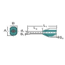 Wire end ferrule, 1,5 mm², 12 mm, Colour code: DIN, Black