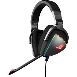 Asus ROG Delta Sluchátka Over Ear kabelová, 90YH00Z1-B2UA00, stereo, černá, Redukce šumu mikrofonu