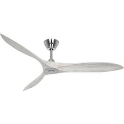 CasaFan ECO AIRSCREW 152 BN-BW stropní ventilátor 28 W (Ø x v) 1520 mm x 275 mm chrom