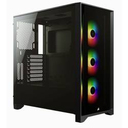 Corsair iCUE 4000X RGB midi tower PC skříň černá