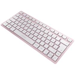 CHERRY KW 7100 MINI BT Bluetooth® klávesnice německá, QWERTZ růžová Tiché klávesy, funkce Multipair