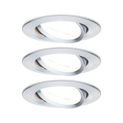 Paulmann 93469 vestavné svítidlo, LED, GU10, 19.5 W, hliník, sada 3 ks