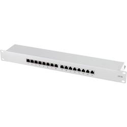 LogiLink NP0075 16 portů patch panel 483 mm (19) CAT 6A 1 U