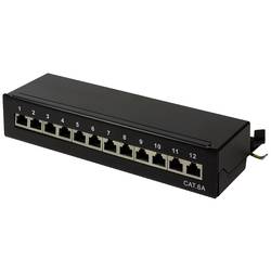 LogiLink NP0019B 12 portů patch panel CAT 6A