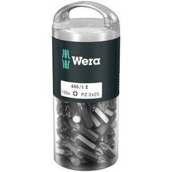 Wera 855/1 Z DIY 100 SiS 05072444001 křížový bit PZ 2 nástrojová ocel vysoce pevné D 6.3 100 ks