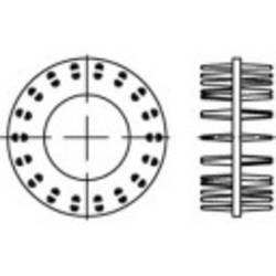 TOOLCRAFT Tesařské hmoždinky temperovaná litina 135713 50 ks (Ø) 65 mm