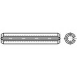 TOOLCRAFT C136747 upínací kolíky (Ø x d) 4.5 mm x 10 mm pružinová ocel 100 ks