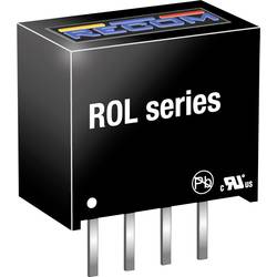 RECOM ROL-0505S DC/DC měnič napětí do DPS 100 mA 0.5 W Počet výstupů: 1 x Obsah 1 ks