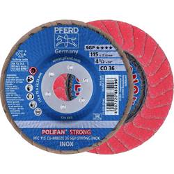 PFERD 67789015 PFC 115 CO-FREEZE 36 SGP STRONG INOX vějířovitý brusný kotouč Průměr 115 mm Ø otvoru 22.23 mm Slitina na bázi kobaltu, Slitina na bázi niklu,