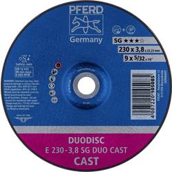 PFERD E 230-3,8 SG DUO CAST 62023100 řezný kotouč lomený 230 mm 10 ks Šedá / tvárná litina