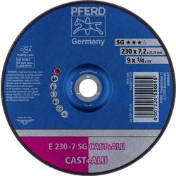 PFERD 62223681 E 230-7 SG CAST+ALU brusný kotouč lomený Průměr 230 mm Ø otvoru 22.23 mm Slitina hliníku, Šedá / tvárná litina, Litá kůže 10 ks