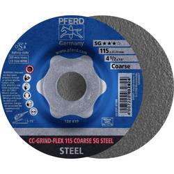 PFERD 64188115 CC-GRIND-FLEX 115 SG STEEL COARSE brusný kotouč Průměr 115 mm Ø otvoru 22.23 mm 10 ks