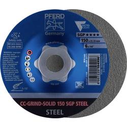 PFERD 64187150 CC-GRIND-SOLID 150 SGP STEEL brusný kotouč Průměr 150 mm Ø otvoru 22.23 mm 10 ks